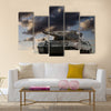 European-built main battle tanks preparing to engage the enemy Multi Panel Canvas Wall Art