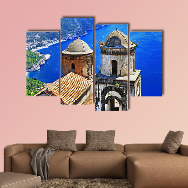 Beautiful Ravello village Amalfi coast Italy multi panel canvas wall art