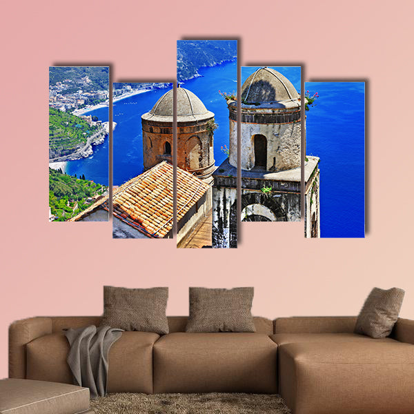 Beautiful Ravello village Amalfi coast Italy multi panel canvas wall art