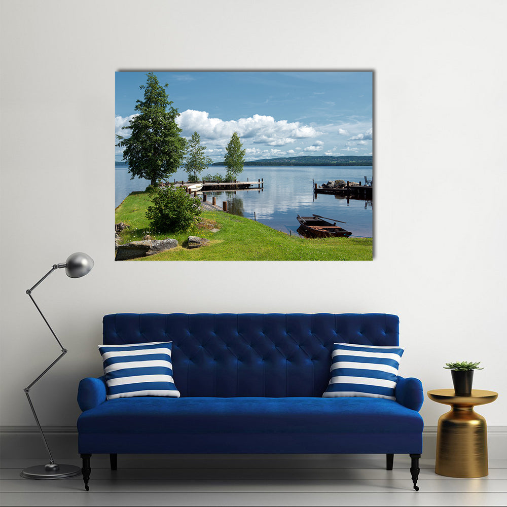 Cool And Silent Morning Of Summer With A Pacified Sensation Multi Panel Canvas Wall Art