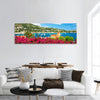 Mediterranean landscape. french riviera  Nice and Monaco panoramic canvas wall art