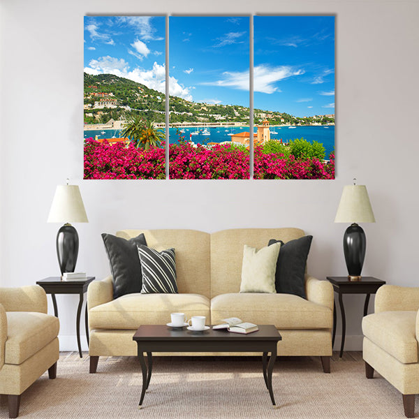 beautiful mediterranean landscape Multi Panel Canvas Wall Art