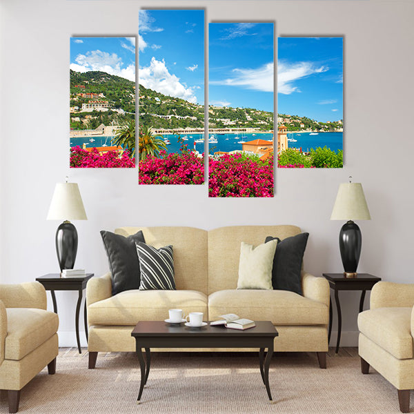 beautiful mediterranean landscape Multi Panel Canvas Wall Art