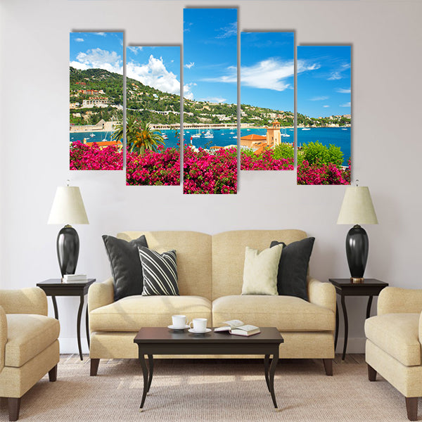 beautiful mediterranean landscape Multi Panel Canvas Wall Art