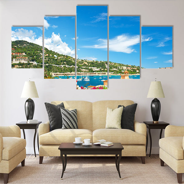 beautiful mediterranean landscape Multi Panel Canvas Wall Art