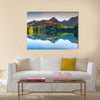 Mountain lake in National Park High Tatra Strbske pleso Slovakia Europe Beauty world Multi panel canvas wall art