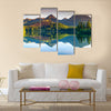 Mountain lake in National Park High Tatra Strbske pleso Slovakia Europe Beauty world Multi panel canvas wall art