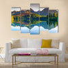 Mountain lake in National Park High Tatra Strbske pleso Slovakia Europe Beauty world Multi panel canvas wall art