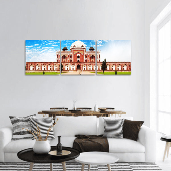 Delhi Humayun tomb mausoleum architecture monument panoramic canvas wall art