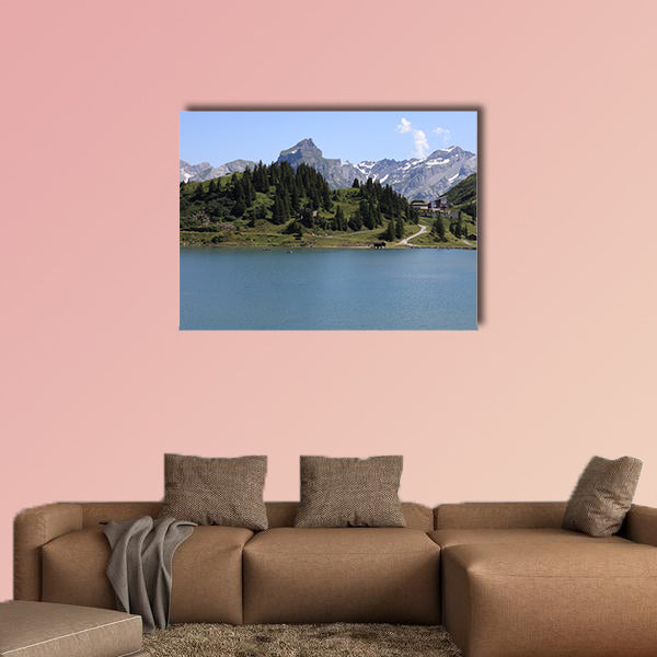 Copy of Aerial view of Lucerne Lake with Swiss alpine Multi panel canvas wall art