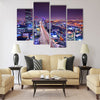 Gangnam District, Seoul Multi panel canvas wall art