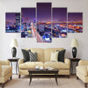 Gangnam District, Seoul Multi panel canvas wall art