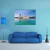 Floating Mosque in Kota Kinabalu city in Malaysia multi panel canvas wall art