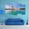 Floating Mosque in Kota Kinabalu city in Malaysia multi panel canvas wall art