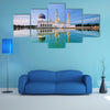 Floating Mosque in Kota Kinabalu city in Malaysia multi panel canvas wall art