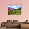 Fireweed highlights the view near Gothic Colorado multi panel canvas wall art