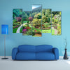 Sunken Garden at Butchart Gardens, Central Saanich, British Columbia, Canada multi panel canvas wall art