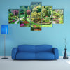 Sunken Garden at Butchart Gardens, Central Saanich, British Columbia, Canada multi panel canvas wall art