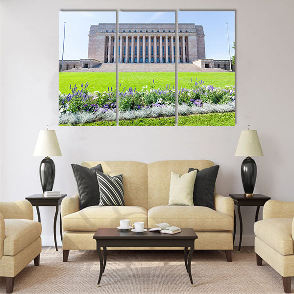 Finnish Parliament House in Helsinki Multi panel canvas wall art