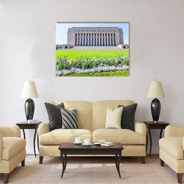 Finnish Parliament House in Helsinki Multi panel canvas wall art