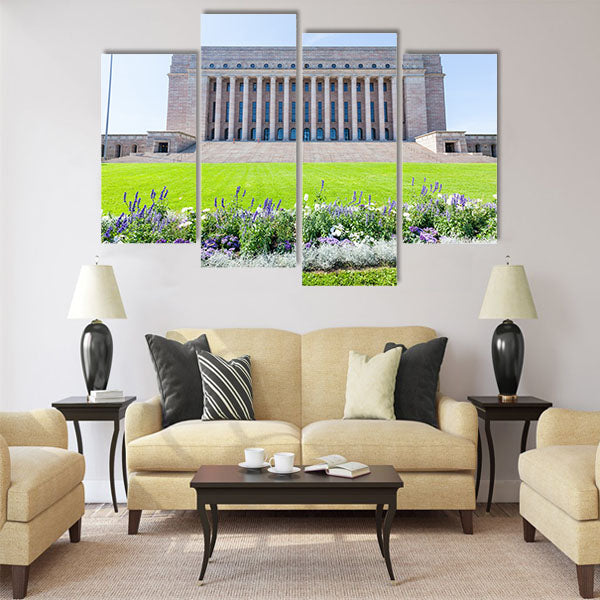 Finnish Parliament House in Helsinki Multi panel canvas wall art