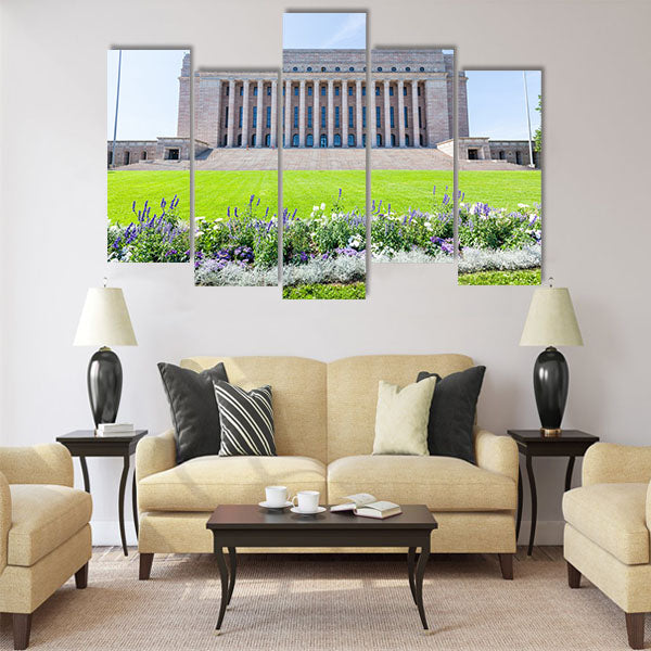 Finnish Parliament House in Helsinki Multi panel canvas wall art