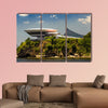 Art museum on a cliff, Niemeyer Museum, Rio De Janeiro, Brazil multi panel canvas wall art