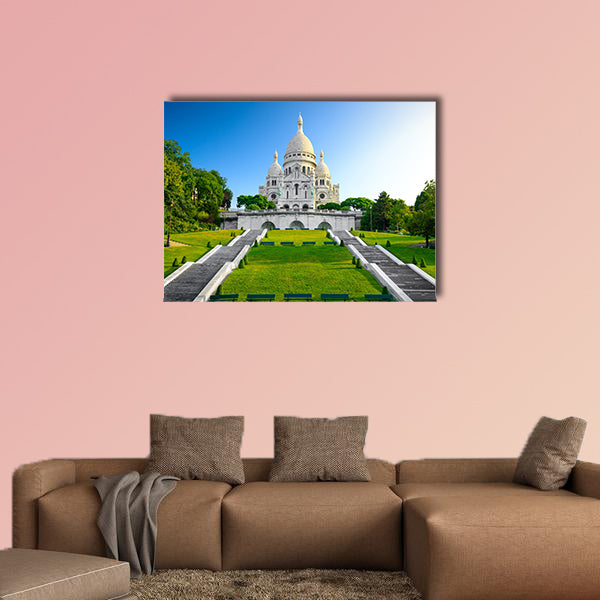 Montmartre bei Sonnenaufgang muti panel canvas wall art