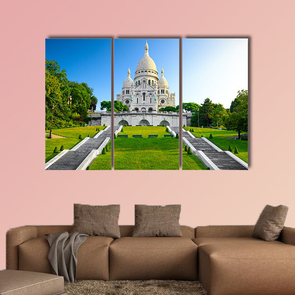 Montmartre bei Sonnenaufgang muti panel canvas wall art