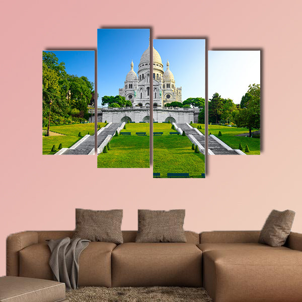 Montmartre bei Sonnenaufgang muti panel canvas wall art