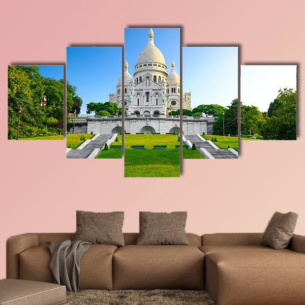 Montmartre bei Sonnenaufgang muti panel canvas wall art
