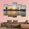 Big Ben and Houses of parliament at dusk multi panel canvas wall art