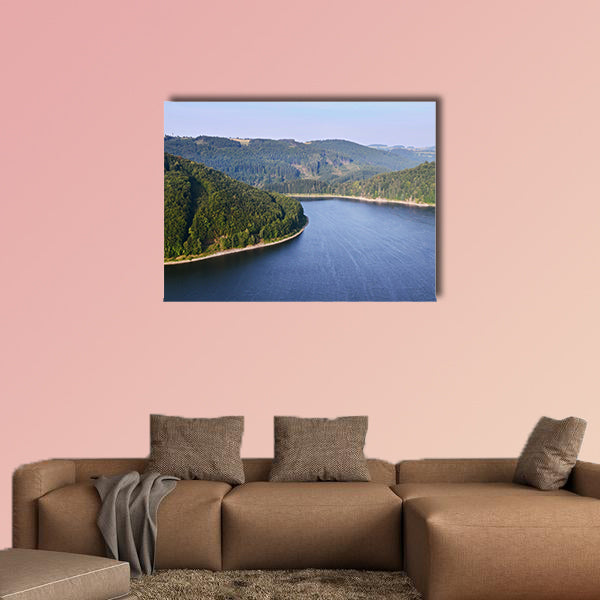 Aerial view of the coast multi panel canvas wall art