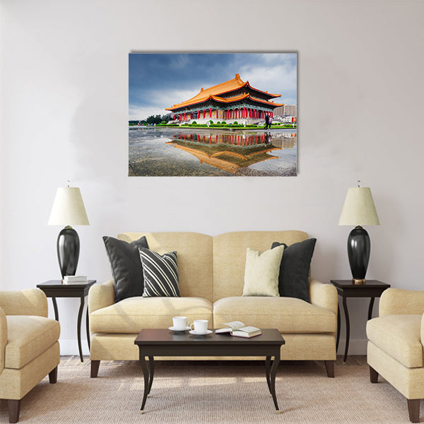 Taipei Chiang Kai Shek memorial hall Multi panel canvas wall art