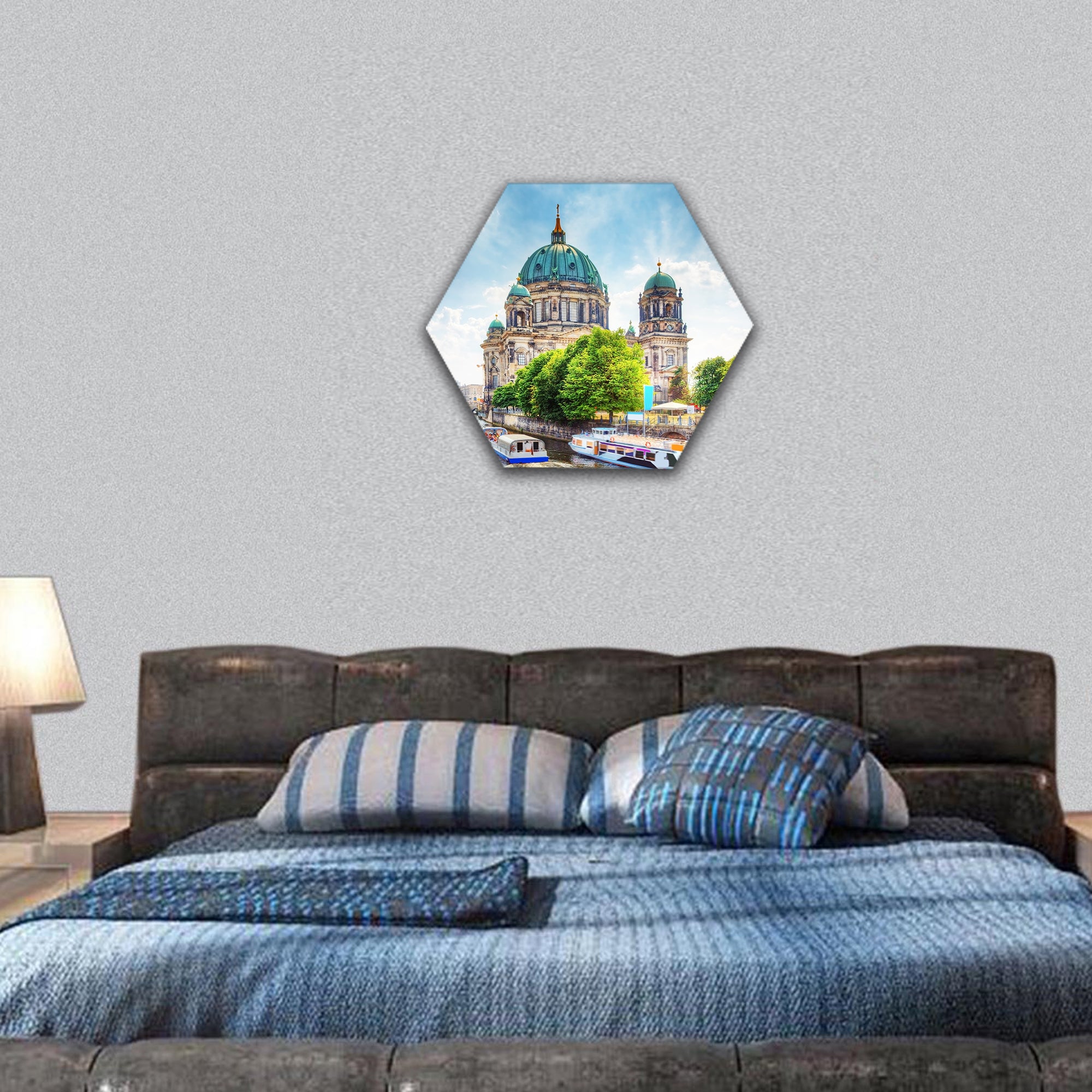 Berlin Cathedral Berliner Dom Germany hexagonal canvas wall art