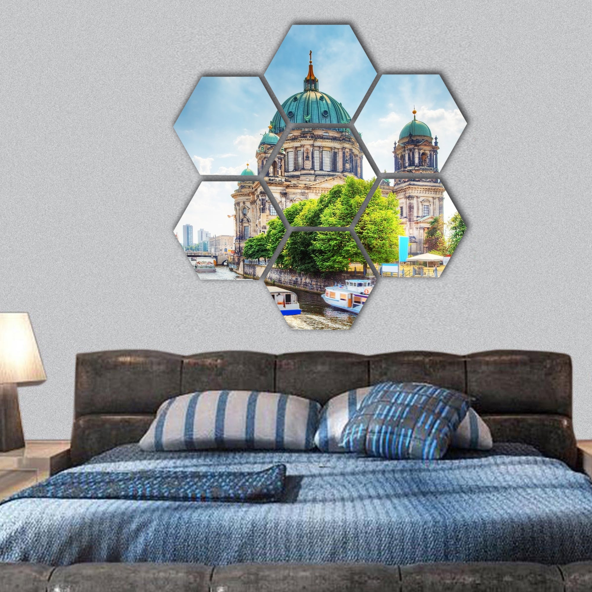 Berlin Cathedral Berliner Dom Germany hexagonal canvas wall art