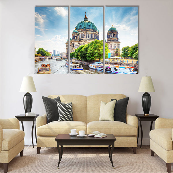 Berlin Cathedral. Berliner Dom. Berlin, Germany Multi Panel Canvas Wall Art