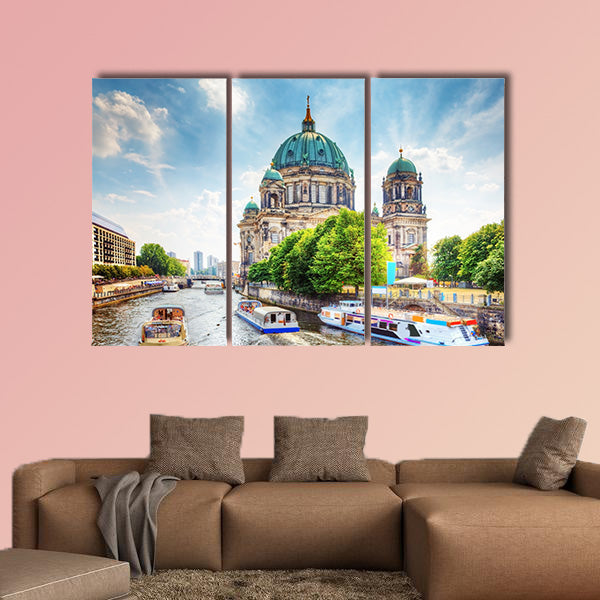 Berlin Cathedral, Germany multi panel canvas wall art
