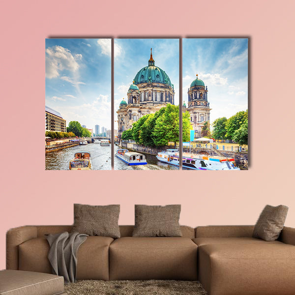 Berlin Cathedral, Berliner Dom, Berlin, Germany multi panel canvas wall art