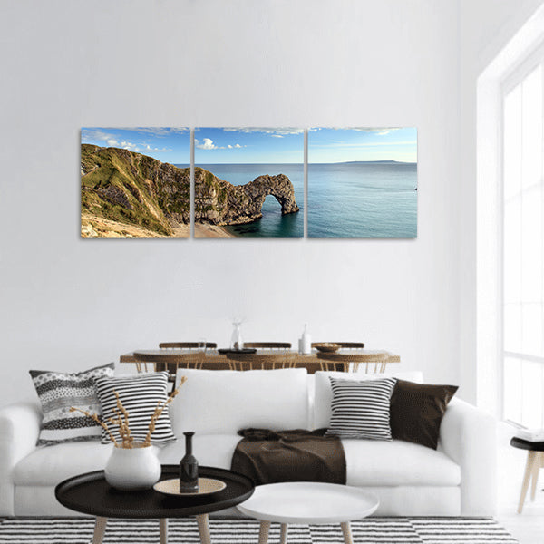 Durdle Door Dorset England panoramic canvas wall art