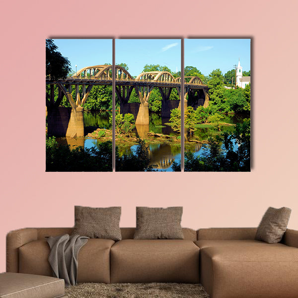 Bibb Graves Bridge multi panel canvas wall art