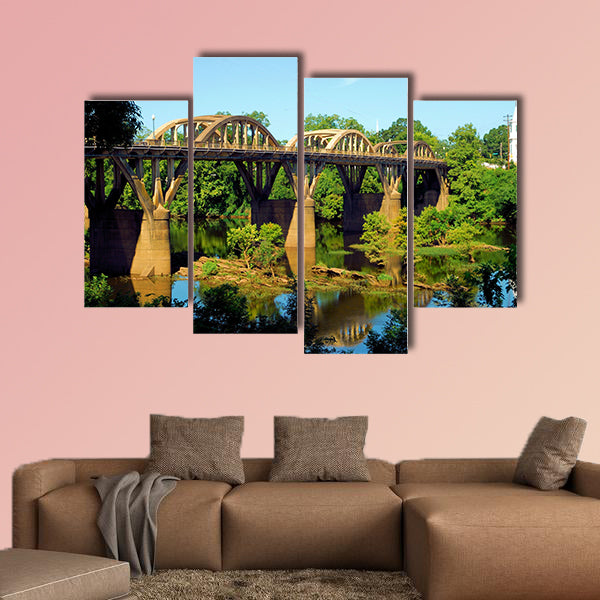 Bibb Graves Bridge multi panel canvas wall art