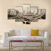 elevated road junction panorama in shanghai at dusk,China multi panel canvas wall art