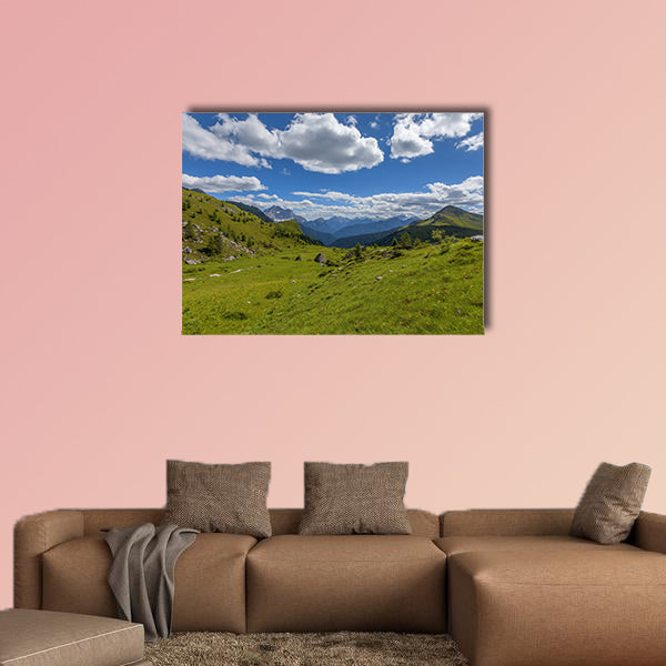 Mountain paths and majestic views of the Dolomites – Italy Multi panel canvas wall art