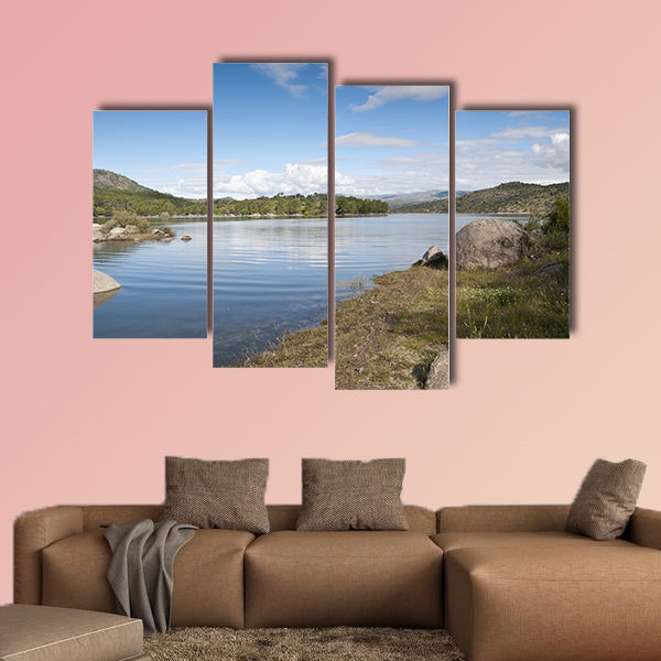 Views of the reservoir of El Burguillo, Avila, Spain and its waters wall art