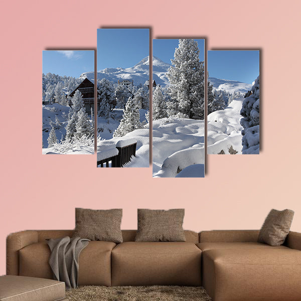  A winter wonderland multi panel canvas wall art