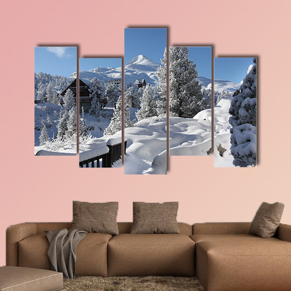  A winter wonderland multi panel canvas wall art