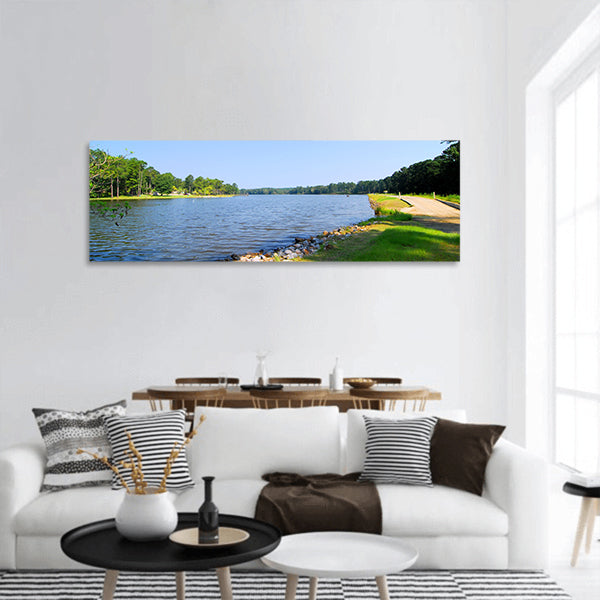 Along Fisherman s Road panoramic canvas wall art
