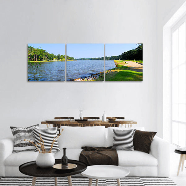 Along Fisherman s Road panoramic canvas wall art