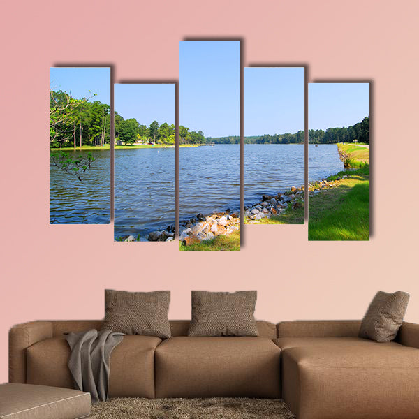 Along Fisherman s Road multi panel canvas wall art